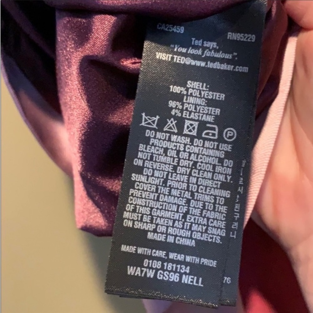 Ted Baker Nell Pink Porcelain Rose Floral Skirt